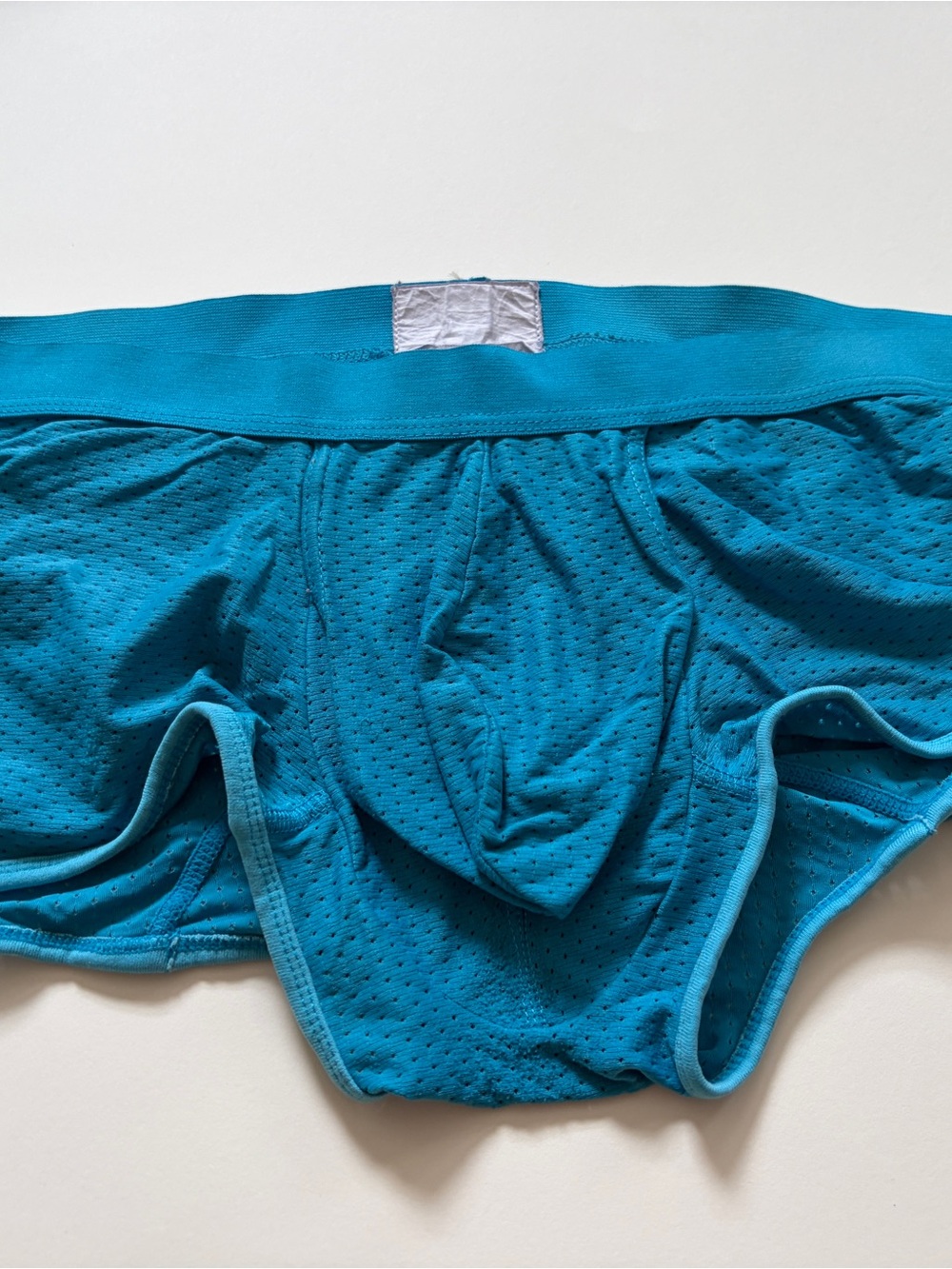 Men's Teal Mesh Briefs – Lightweight Sport Style